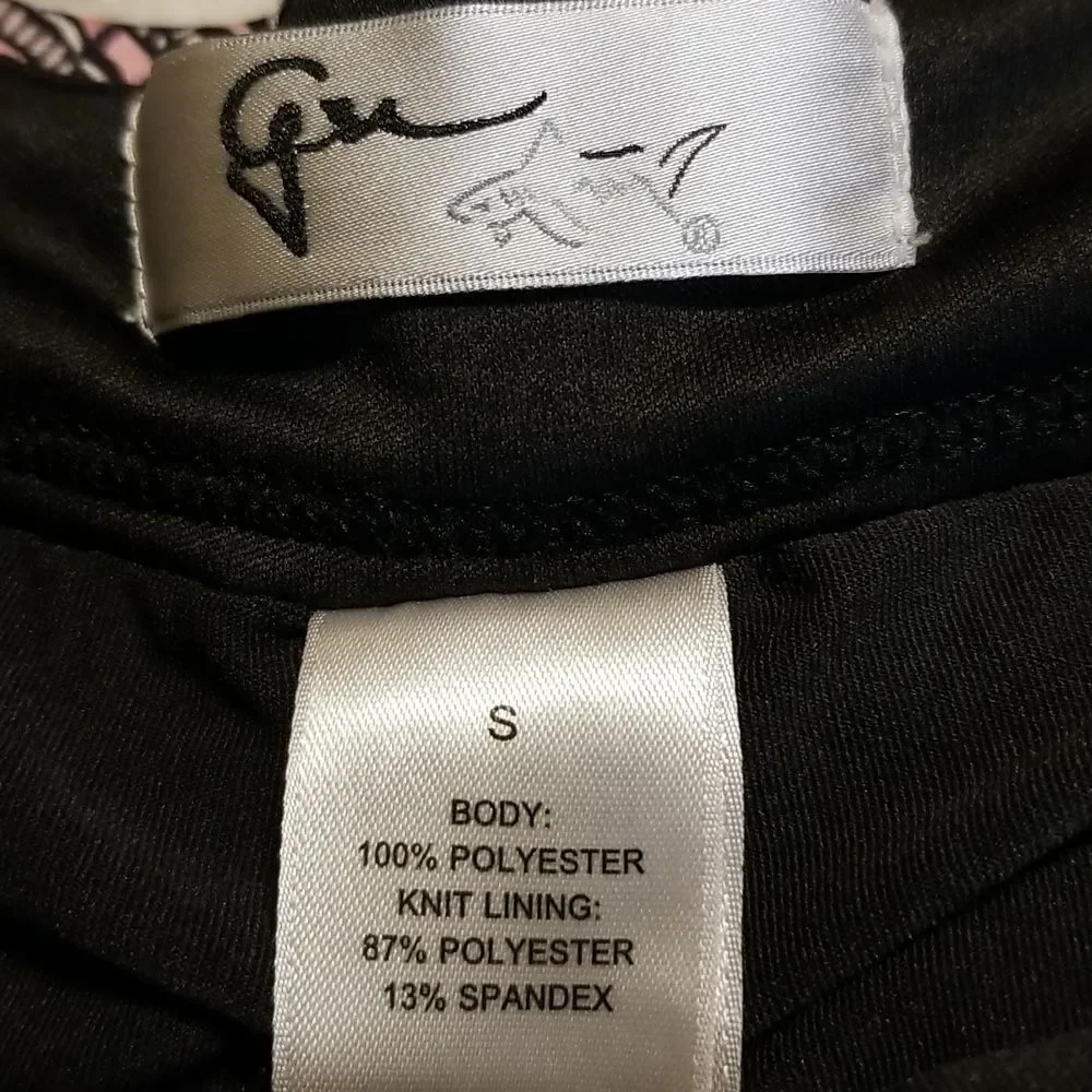 Gymshark Skort Womens Size Small Paisley Pink Black Golf Tennis
